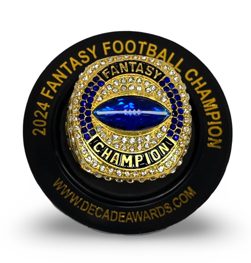 2024 Fantasy Football Champion Ring - Gold Finish | FFL Ring