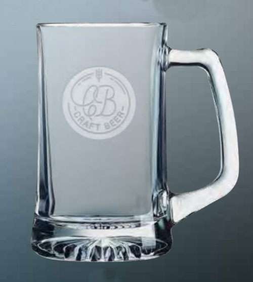 24 oz Beer Mug - Personalized | Engraved Beer Stein with Handle Decade Awards