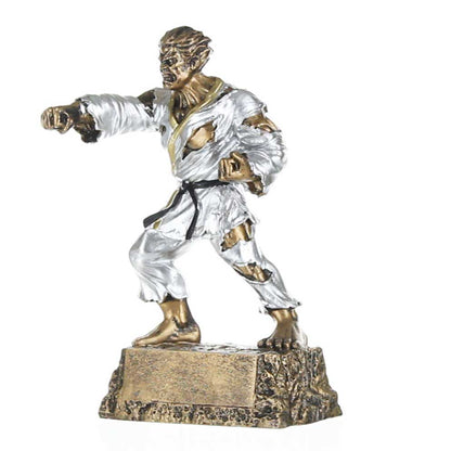 Karate Monster Trophy | Engraved Monster Karate Award - 6.75 Inch Tall Decade Awards