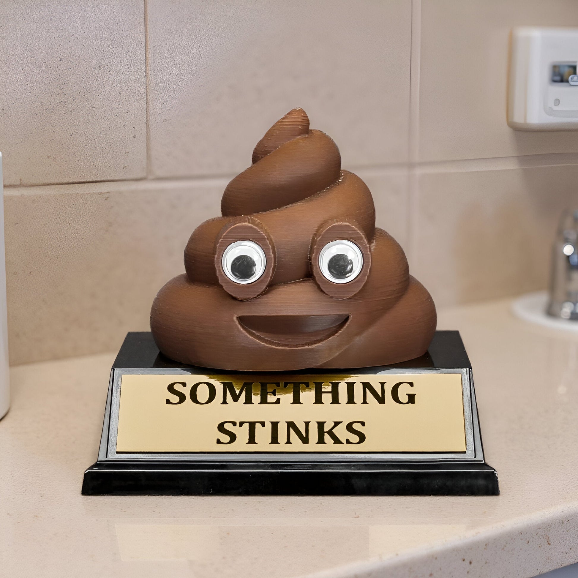 Humorous Poop Trophy for last place or dog sitter award with free custom engraving Decade Awards