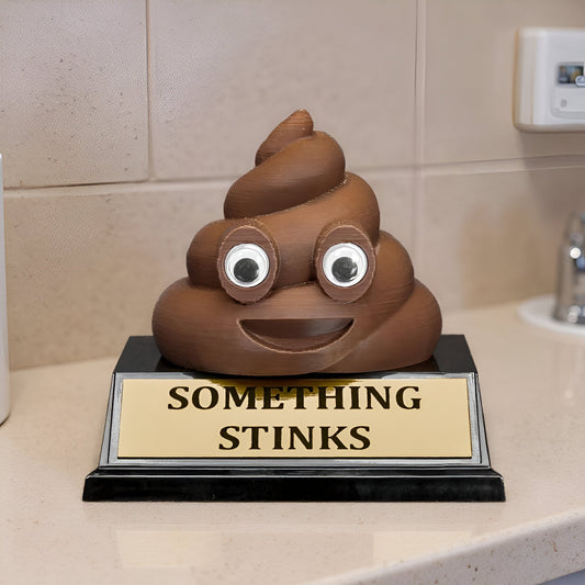 Humorous Poop Trophy for last place or dog sitter award with free custom engraving Decade Awards