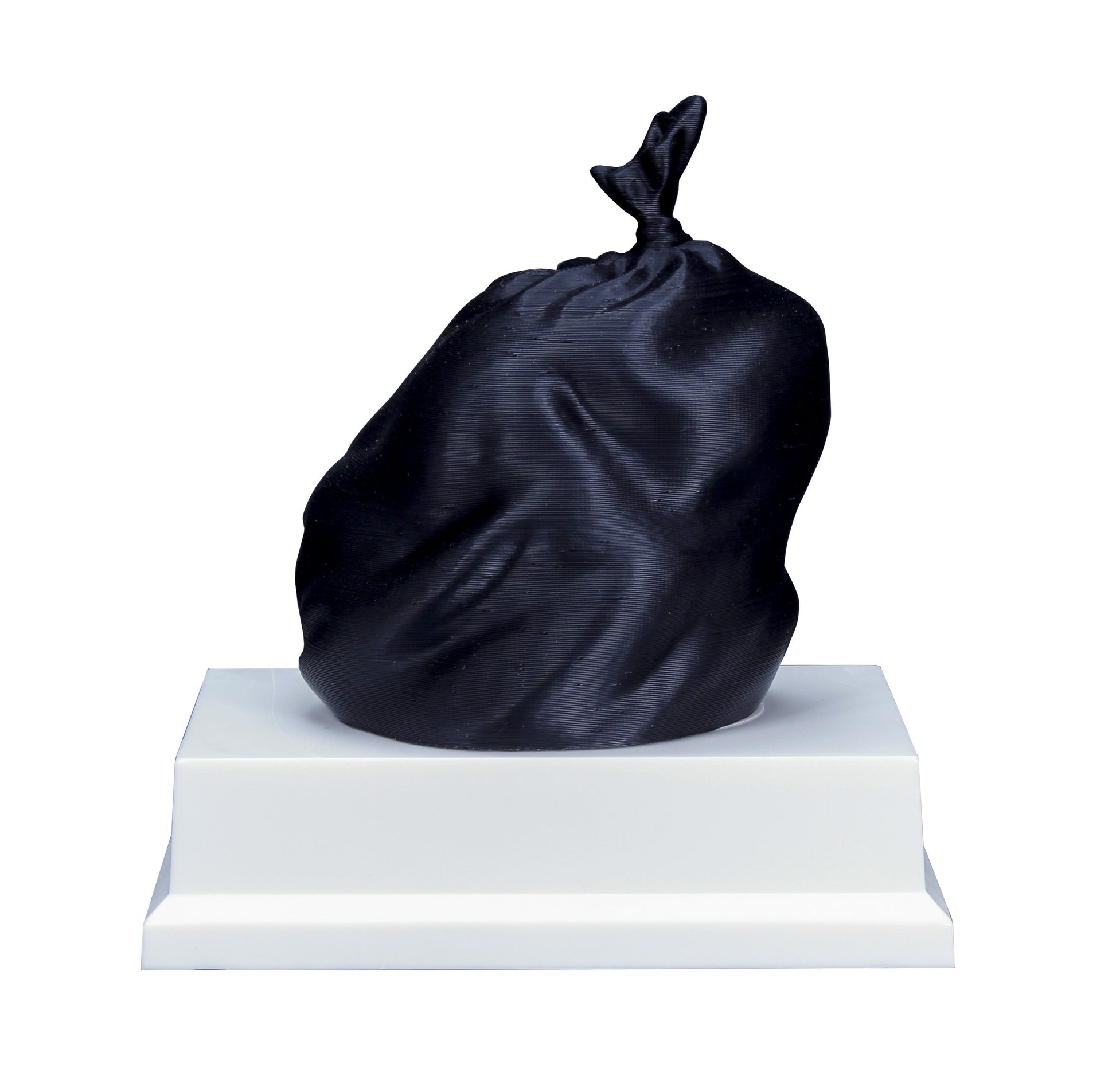 Funny Trash Bag Trophy | Bag of Coal Award with Free Custom Engraving from Decade Awards