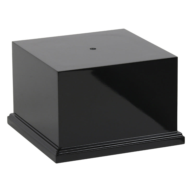 Monaco Wood Trophy Base - 8.5 x 8.5 Inch Wide x 5.5 Inch Tall Decade Awards