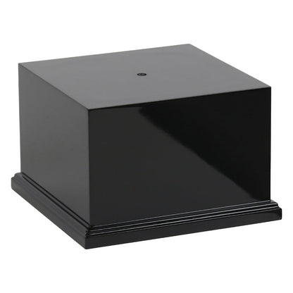 Monaco Wood Trophy Base - 8.5 x 8.5 Inch Wide x 5.5 Inch Tall Decade Awards