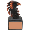 Eagle Trophy | Bronze Finish | Personalized Eagle Head Award | 6, 7, 8 or 9 Inches Tall