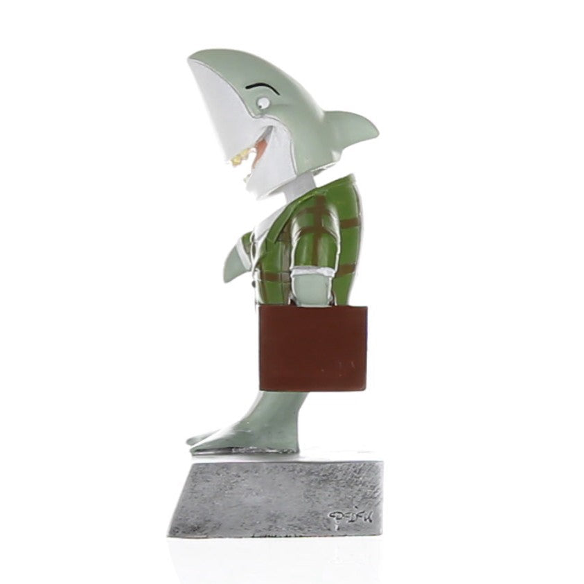 Sales Shark Bobblehead Trophy | Engraved Corporate Deal Maker Award - 5.5 Inch Tall  Decade Awards
