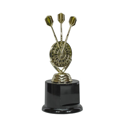 Darts Trophy - 6.75 Inch | Engraved Bullseye Award Decade Awards