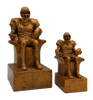 Fantasy Football Armchair Quarterback Trophy - Engraved Vintage Gold FFL Award - 6 or 9 Inch Tall