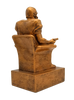 Fantasy Football Armchair Quarterback Trophy - Engraved Vintage Gold FFL Award - 6 or 9 Inch Tall