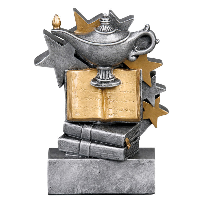 Academic Star Blast Trophy | Engraved Academic Award - 4.75 Inch Tall Decade Awards