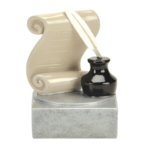 Literature Color Tek Trophy | Engraved Writing Award - 4 Inch Tall Decade Awards