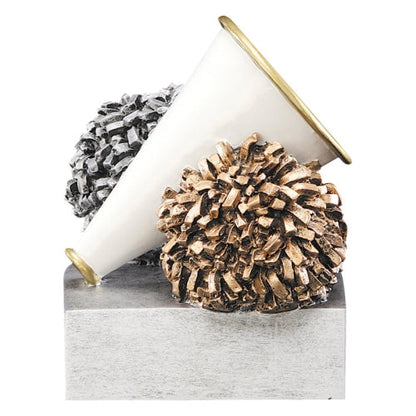 Cheer Color Tek Trophy | Engraved Spirit Award - 4 Inch Tall Decade Awards