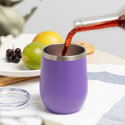 12 oz Stemless Wine Tumbers - Personalized