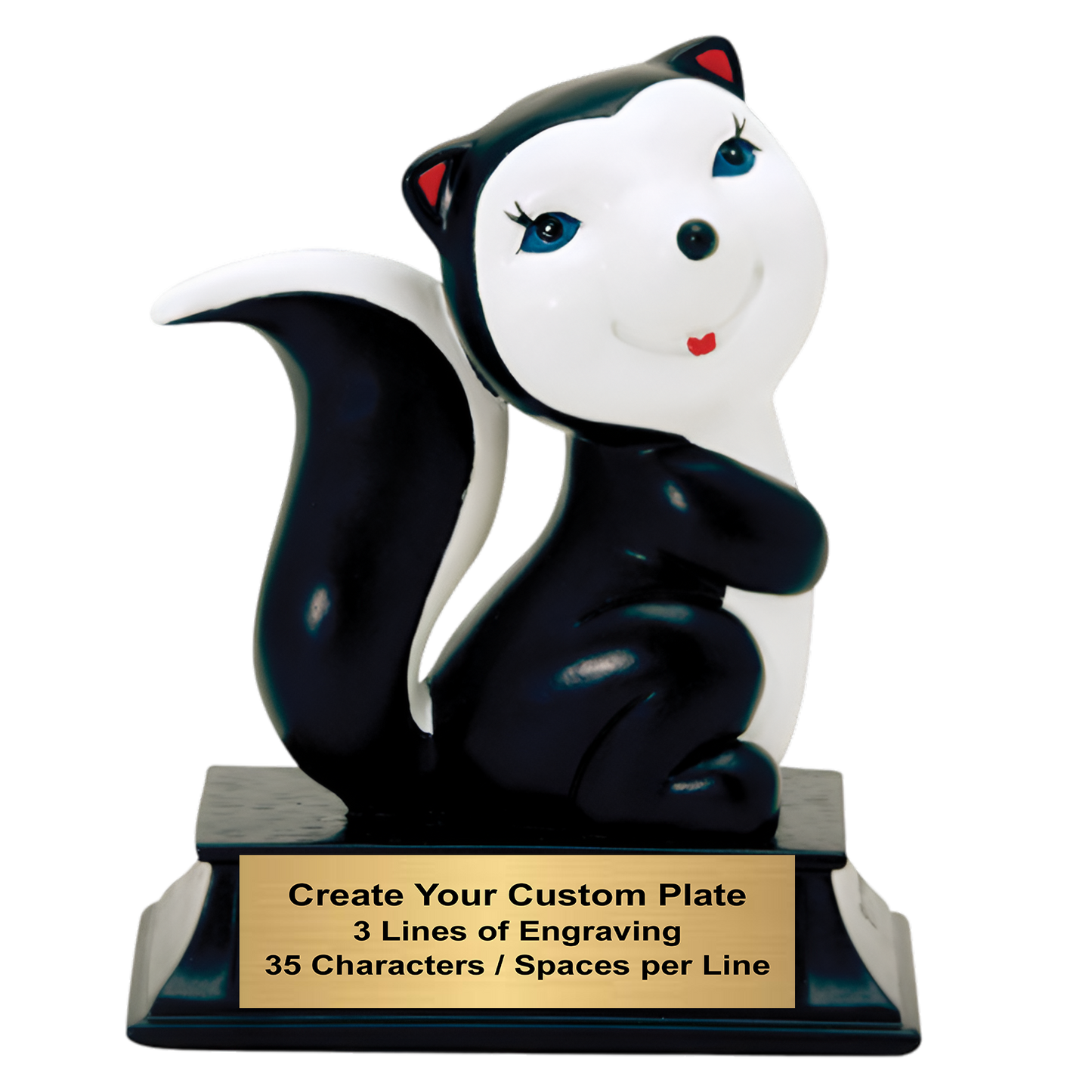 Personalized Skunk Trophy | Little Stinker Award | 5 Inches Tall