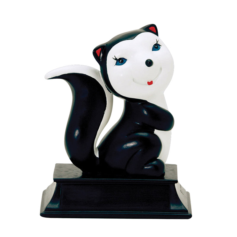 Skunk Color Trophy Engraved Little Stinker Award 5 Inch Tall Decade Awards