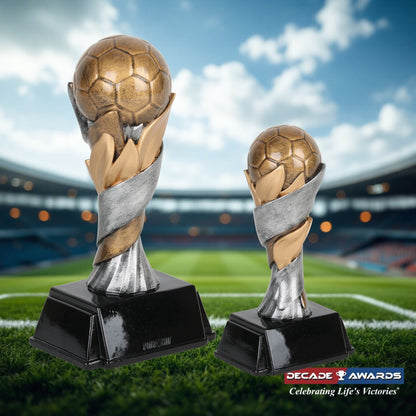 Soccer World Class Trophy | Engraved Soccer Award - 6 or 8 Inch Tall Decade Awards