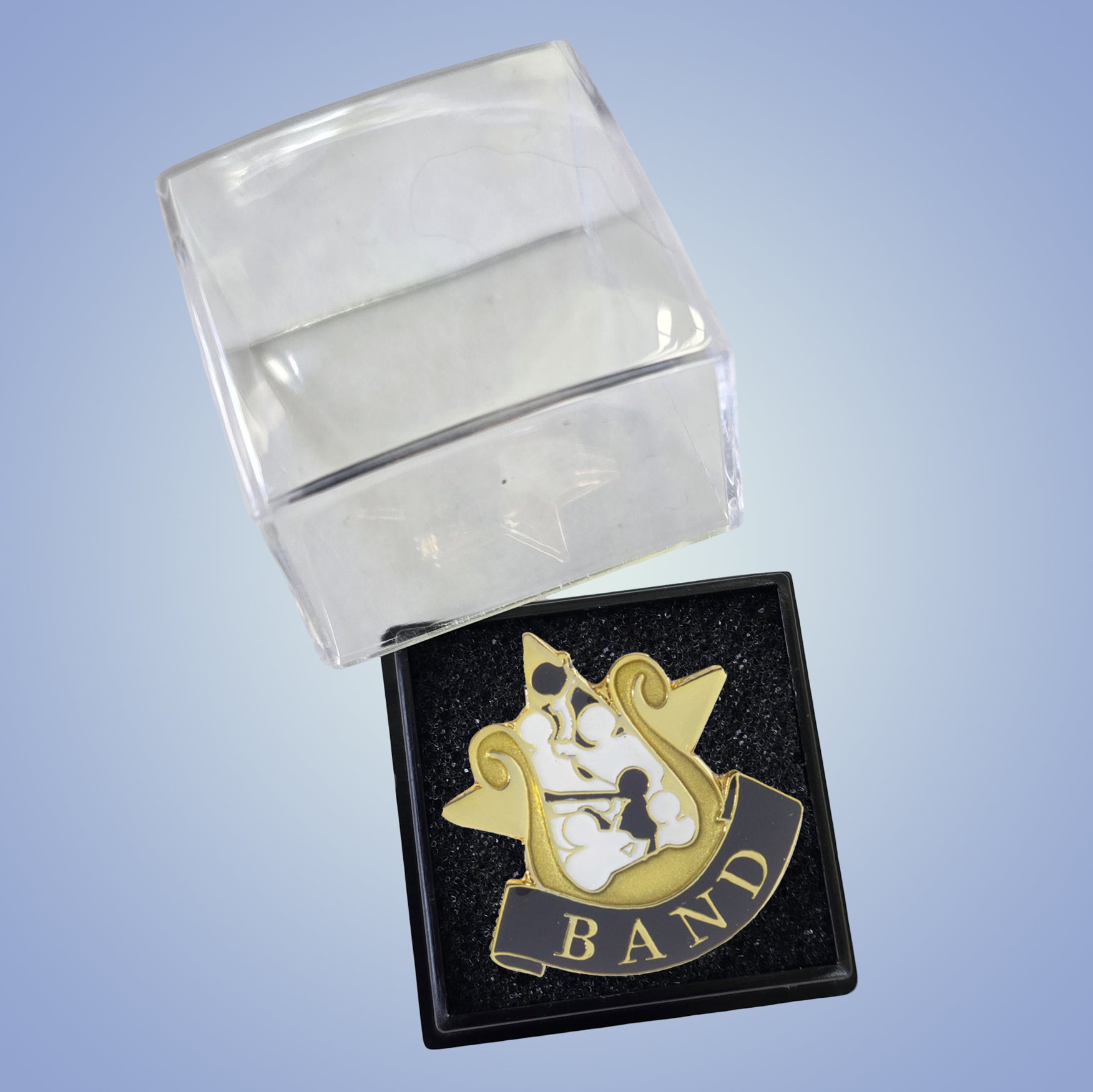 Band Lapel Pin – Academic Achievement Pin for Jackets, Backpacks & Sashes Decade Awards