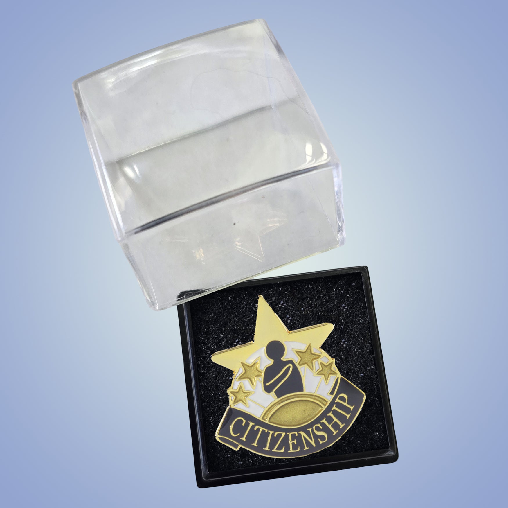 Citizenship Lapel Pin – Academic Achievement Pin for Jackets, Backpacks & Sashes Decade Awards
