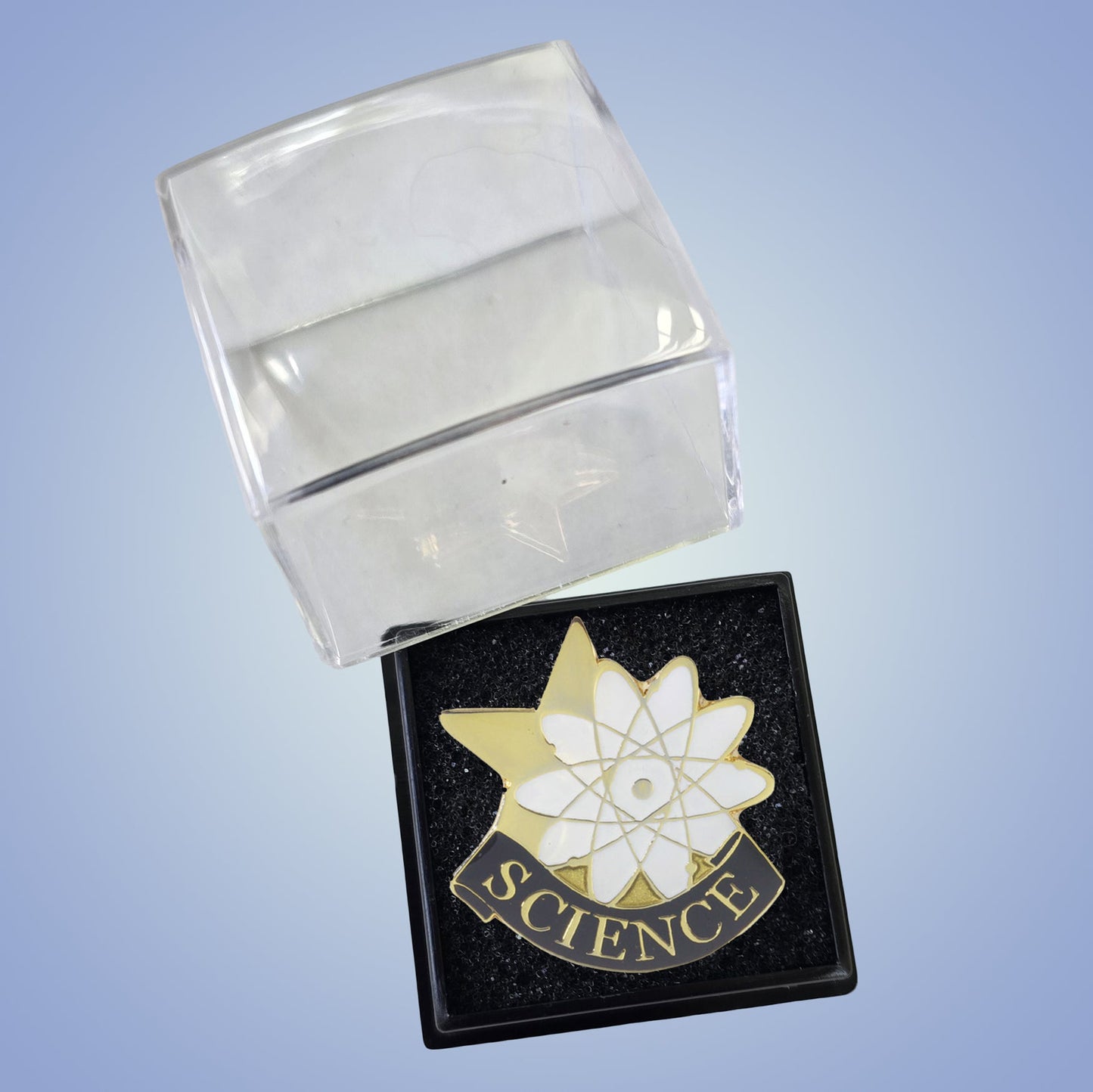 Science Lapel Pin – Academic Achievement Pin for Jackets, Backpacks & Sashes Decade Awards