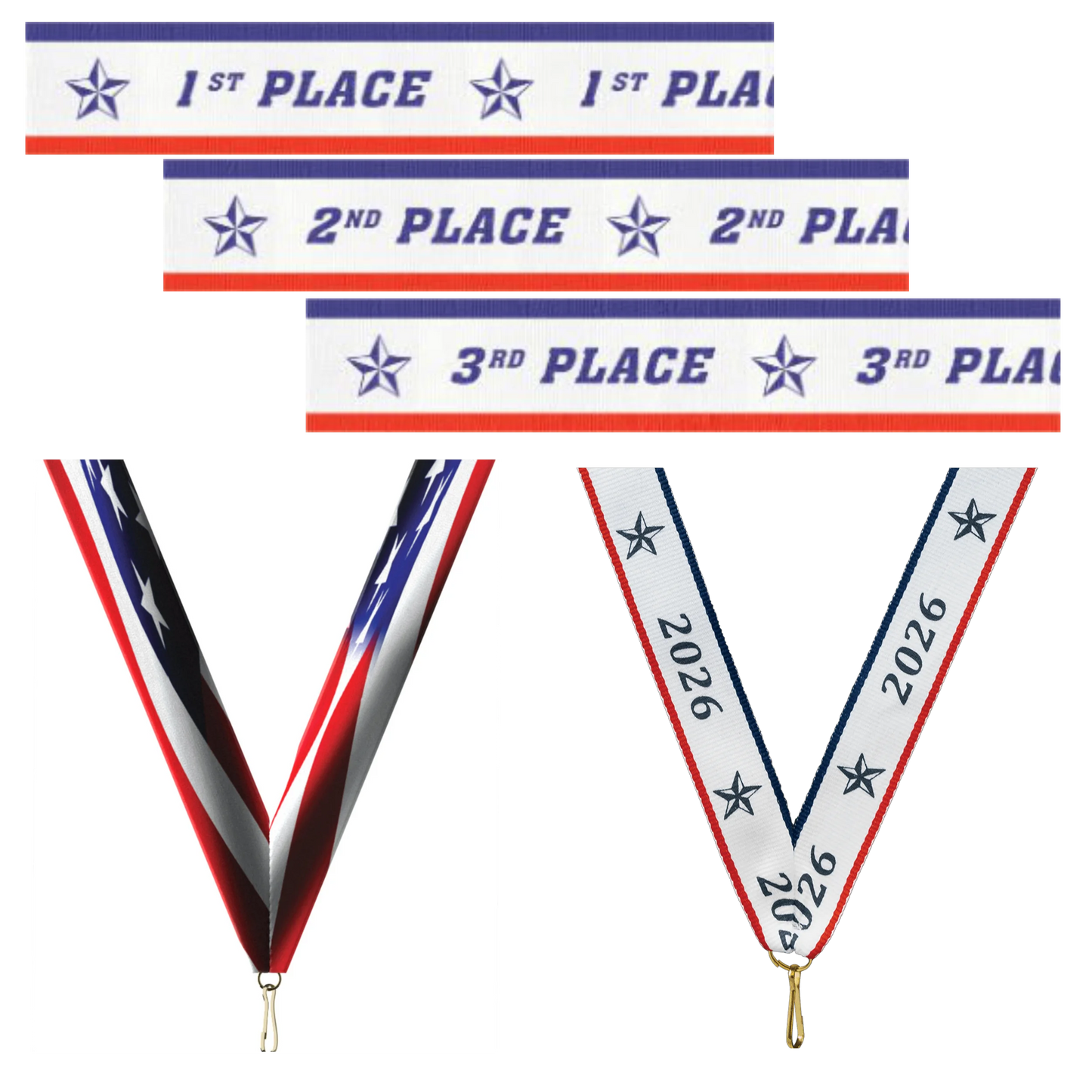 Personalized Soccer Medal with Ribbon | Gold, Silver or Bronze | Soccer Dog Tag Medal | 1.5 x 2.75 Inches Wide