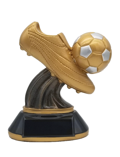 Soccer Golden Cleat Trophy | Engraved Fútbol Award - 6, 7 or 8 Inch Tall