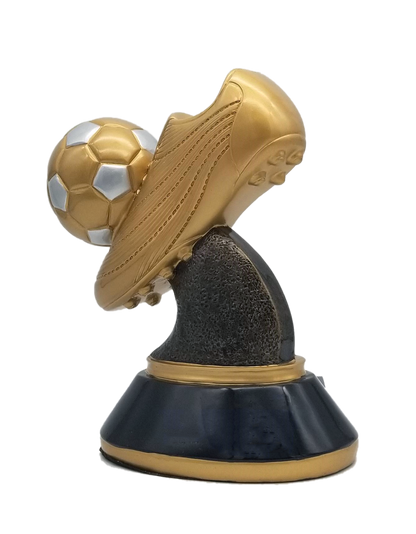 Soccer Golden Cleat Trophy | Engraved Fútbol Award - 6, 7 or 8 Inch Tall
