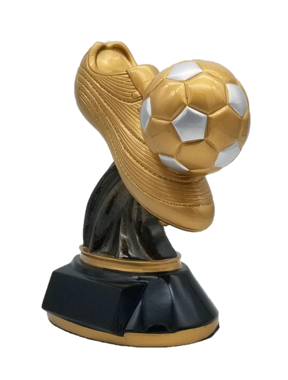 Soccer Golden Cleat Trophy | Engraved Fútbol Award - 6, 7 or 8 Inch Tall