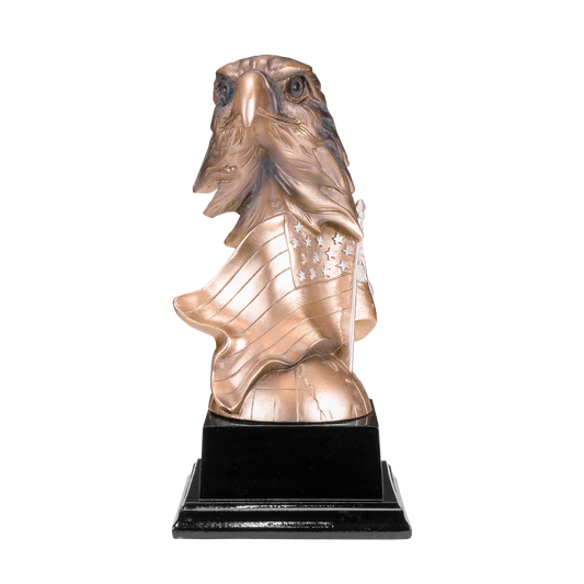 Eagle Award | Personalized Golden Eagle Award | 7.25 or 8.75 Inches Tall
