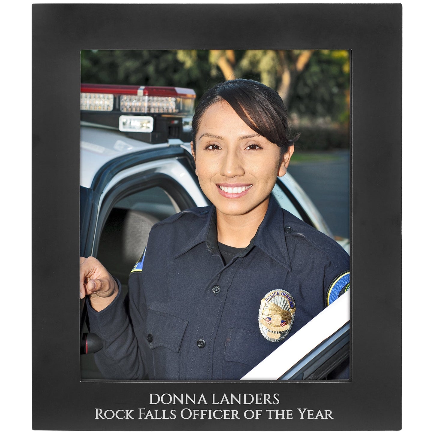 Black Aluminum Picture Frame | Engraved Picture Frame - 4x6, 5x7 or 8x10 Decade Awards