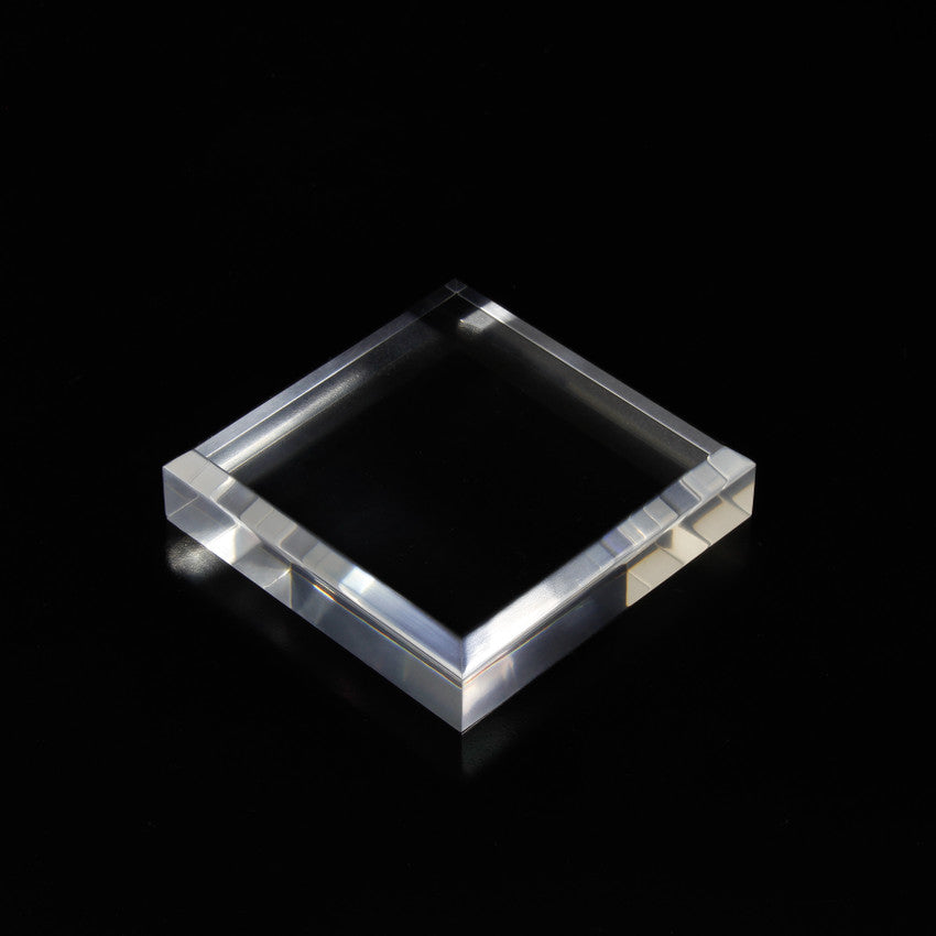 Paperweight, Acrylic Square | Engraved Paperweight with Beveled Edges - 3 x 3 Inch Decade Awards