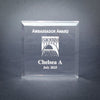 Paperweight, Acrylic Square | Engraved Paperweight with Beveled Edges - 3 x 3 Inch Decade Awards