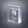 Paperweight, Acrylic Square | Engraved Paperweight with Beveled Edges - 3 x 3 Inch Decade Awards