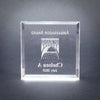 Paperweight, Acrylic Square | Engraved Paperweight with Beveled Edges - 3 x 3 Inch Decade Awards