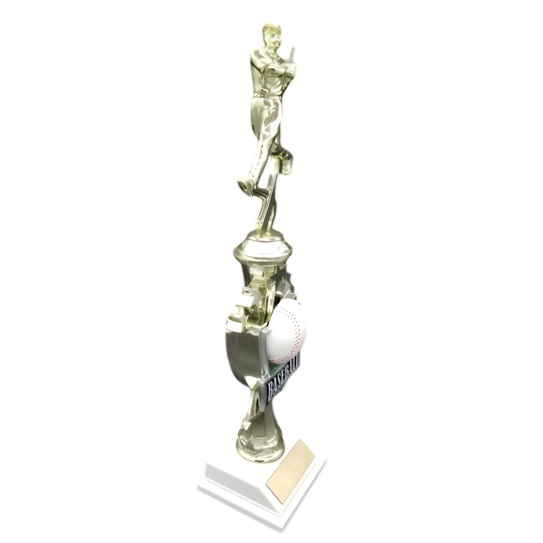 Baseball Sport Motion All Star Trophy - 14 Inch Tall Decade Awards