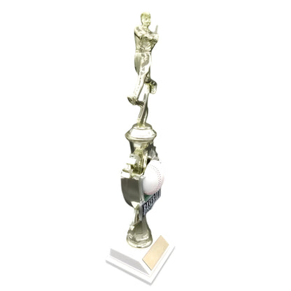 Baseball Sport Motion All Star Trophy - 14 Inch Tall Decade Awards