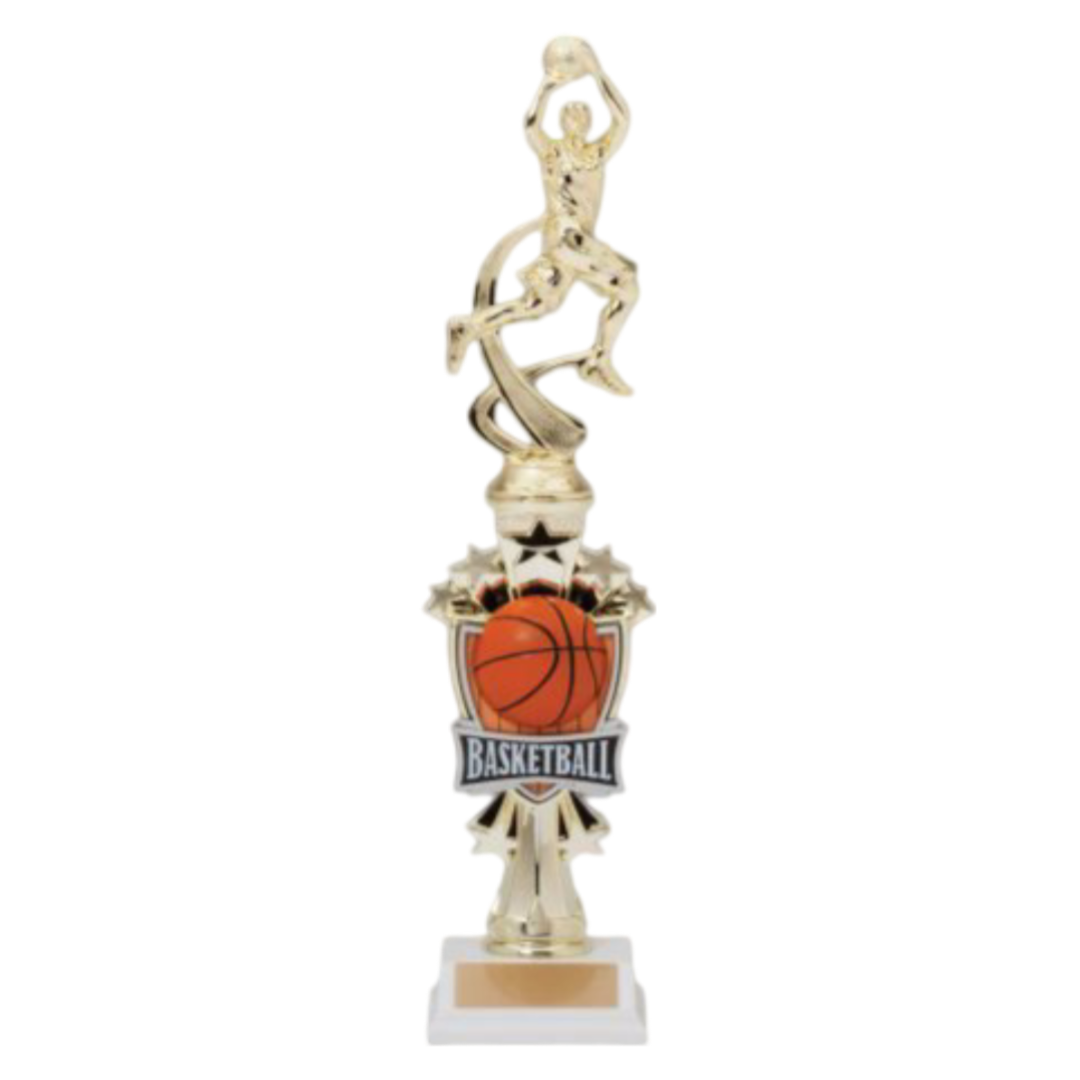 Male Basketball Sport Motion All Star Trophy - Decade Awards