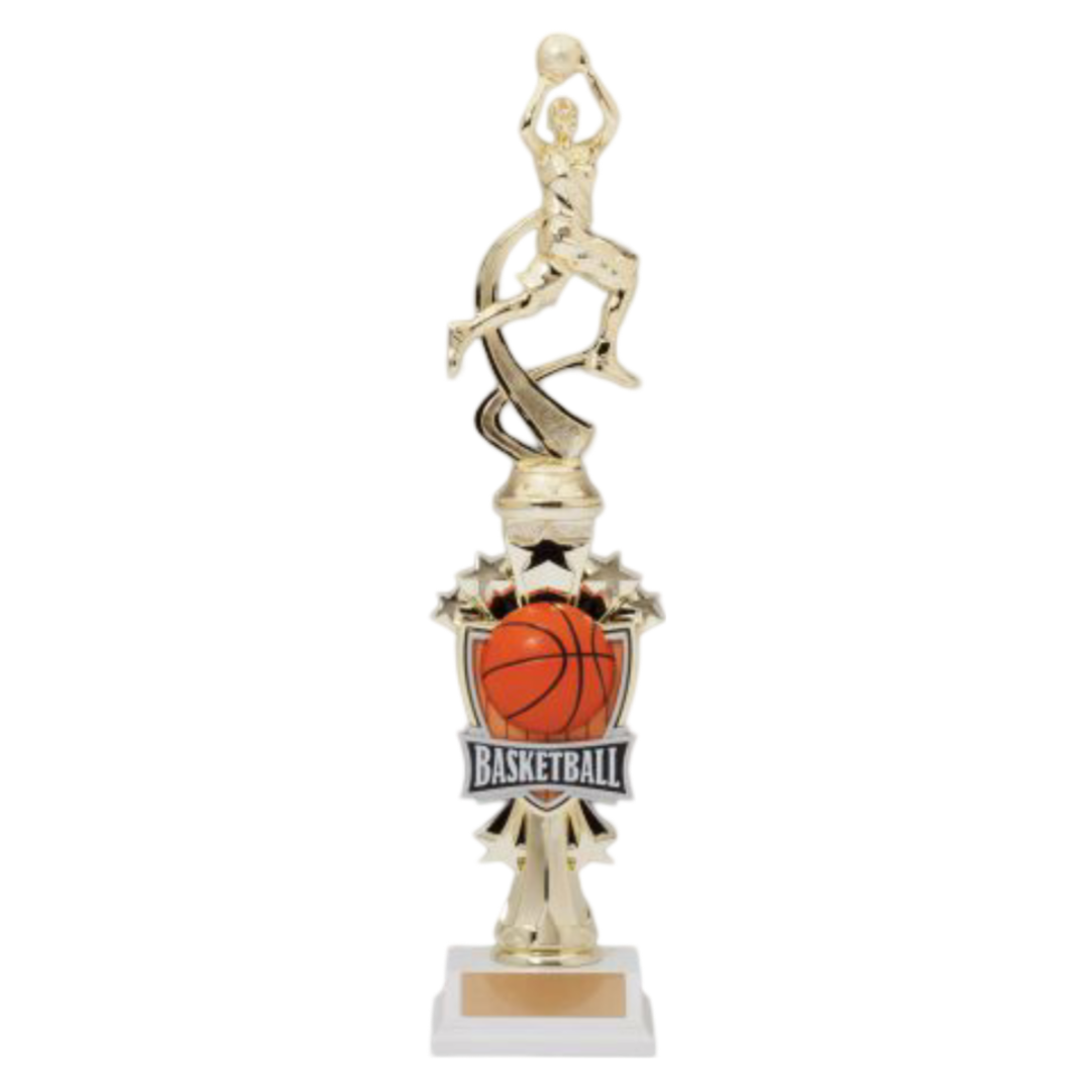 Female Basketball Sport Motion All Star Trophy - Decade Awards