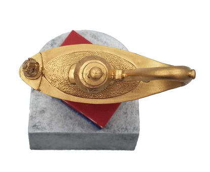 Academic Scholar Color Tek Trophy | Engraved Lamp of Knowledge Award - 4 Inch Tall Decade Awards