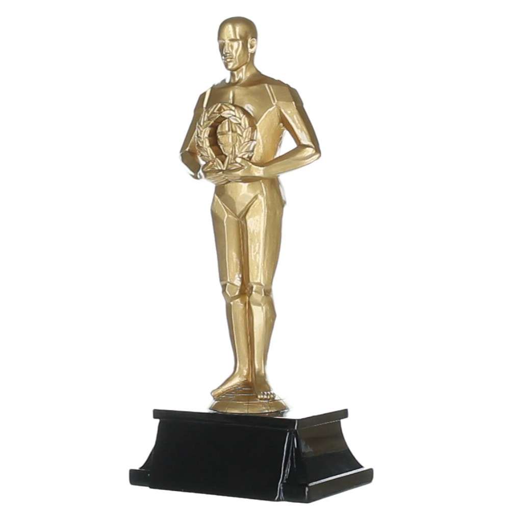 Achievement Trophy, Male | Gold Male Statue Award - 8 Inch Tall Decade Awards