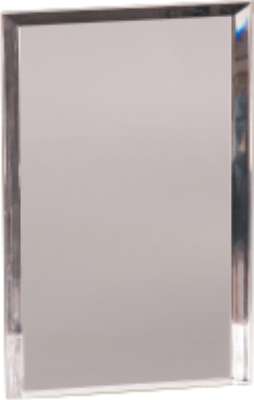 Acrylic Plaque Prestige Award | Engraved Corporate Award with Rosewood Base - 7.75", 8.75" or 9.75" Tall Decade Awards