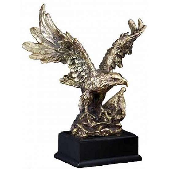 American Eagle Trophy | AE Vintage Gold Eagle Award - 3 sizes Decade Awards