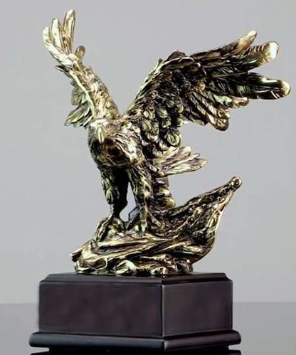 American Eagle Trophy | AE Vintage Gold Eagle Award - 3 sizes Decade Awards