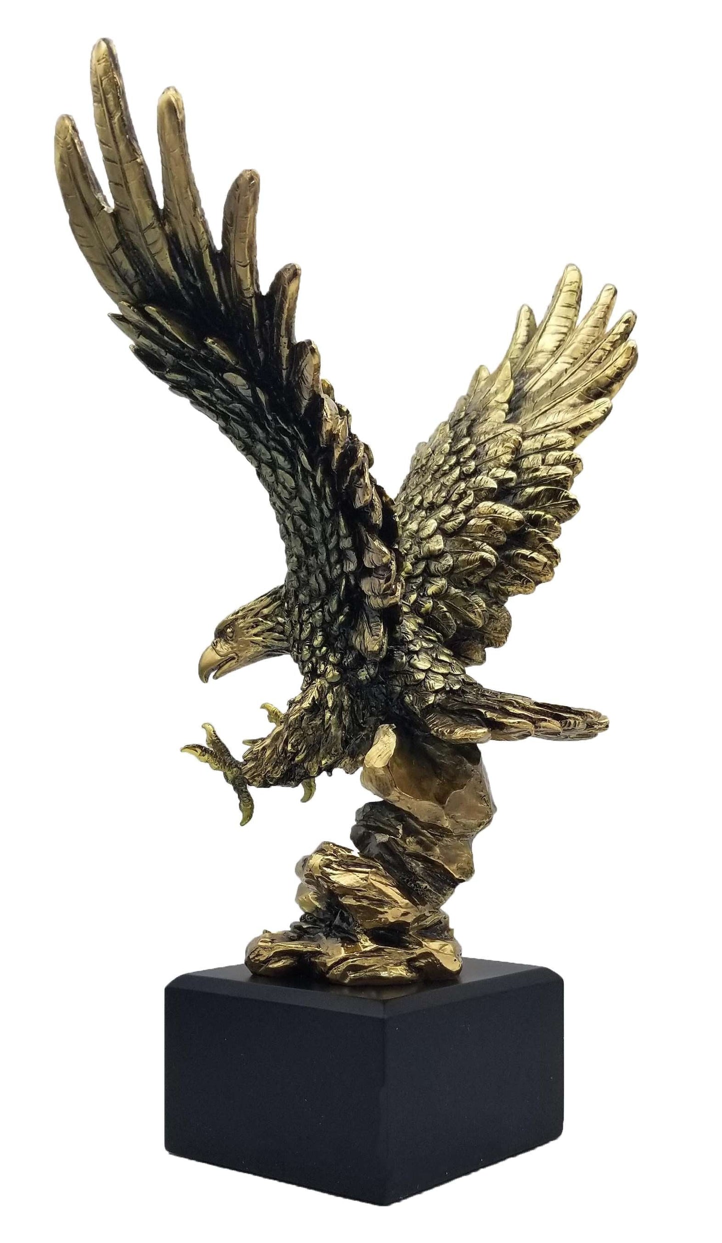 American Eagle Trophy - AE600 | Gold Finish Eagle Award - 9.75, 12 or 14 Inch Tall Decade Awards