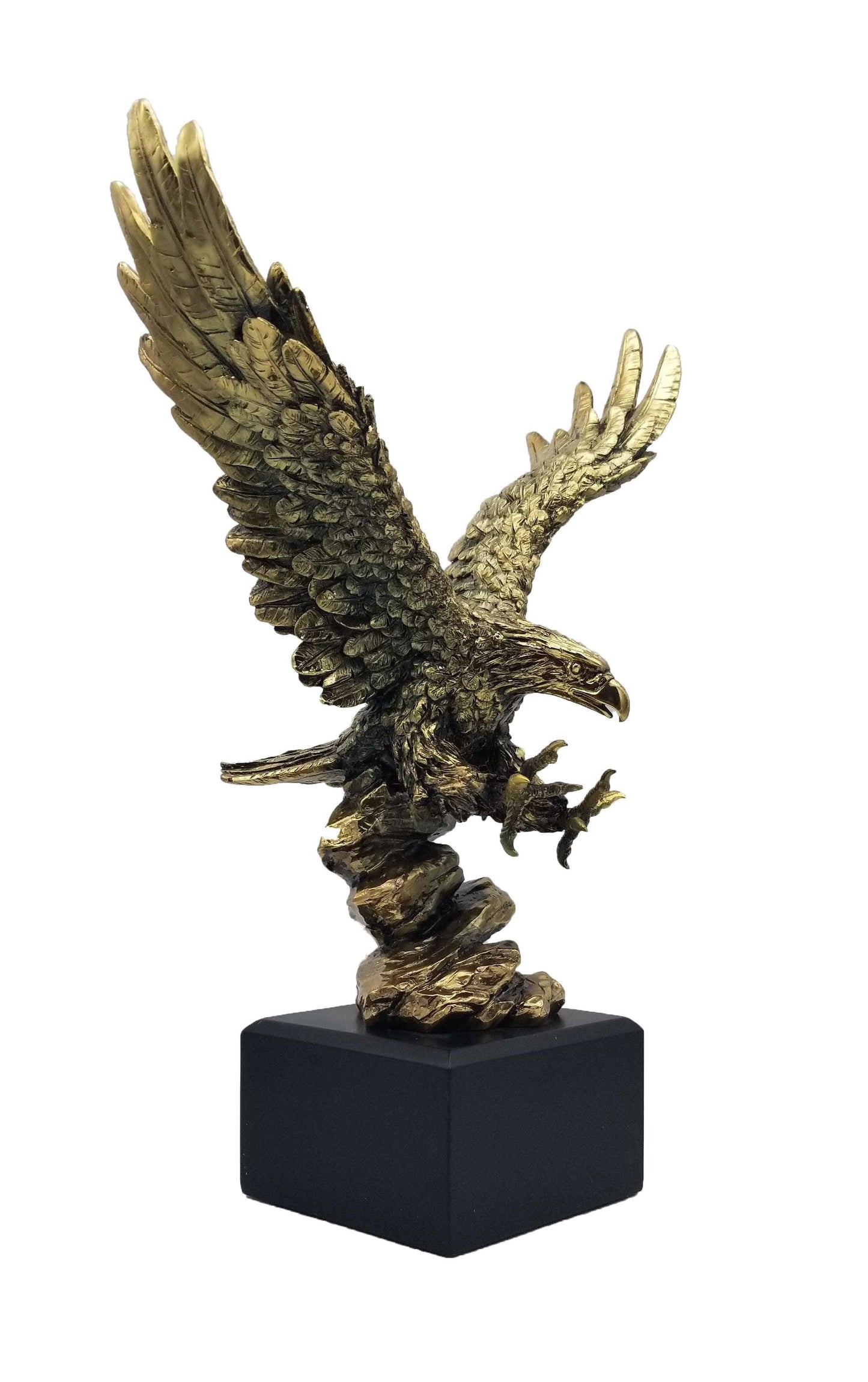 American Eagle Trophy - AE600 | Gold Finish Eagle Award - 9.75, 12 or 14 Inch Tall Decade Awards