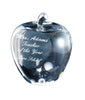 Apple Crystal Trophy | Engraved Clear Apple Award - 3.25" X 2.25" Decade Awards