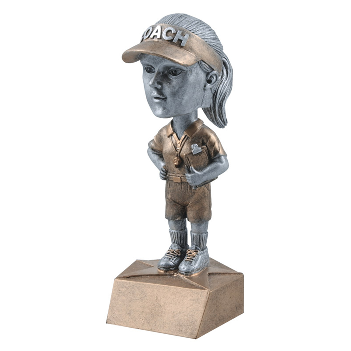 Coach Trophy | Female Coach | Male Coach | Bobblehead | Personalized Coach Award | 6 Inches Tall