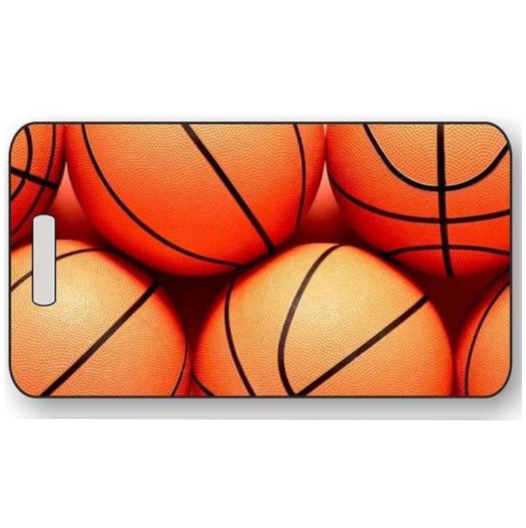 Basketball Luggage Tag | Personalized or Fill-in Basketball Bag Tag