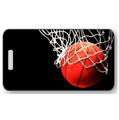 Basketball Luggage Tag | Personalized or Fill-in Basketball Bag Tag