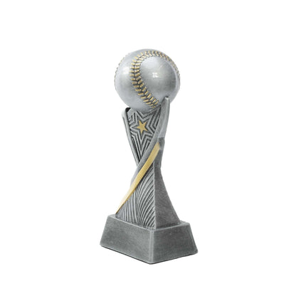 Baseball Aspire Trophy | Engraved Baseball Award - 6 or 8 Inch Tall Decade Awards