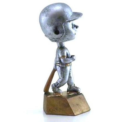 Baseball Bobblehead Trophy | Engraved Baseball Award - 6 Inch Tall Decade Awards